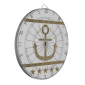 Glückssymbol für Goldanker Dartscheibe (Vorderseite Links)