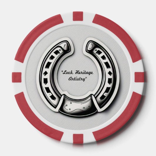 "Glückssymbol" Pokerchips (Vorderseite)