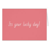 Glückstag (Vorderseite (Horizontal))