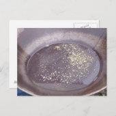 Glückstag, Gold Postkarte (Vorne/Hinten)