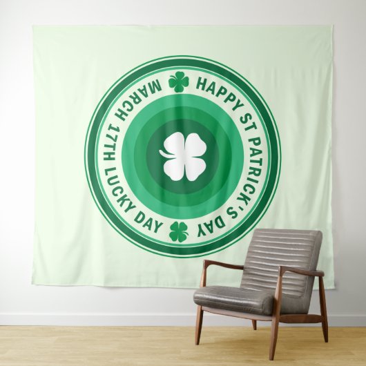 Glückstag März Wandteppich (Beispiel (Horizontal))