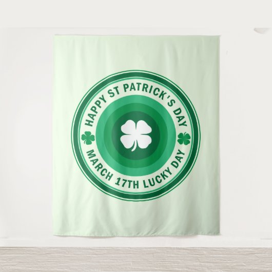 Glückstag März Wandteppich (Vorderseite)