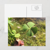Glückstag Postkarte (Vorne/Hinten)