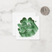 Glückstage / Stationierungskarte Mitteilungskarte (Vorderseite/Rückseite Beispiel)