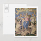 Glücksvorwurf, c.1567 (Öl auf Kupfer) Postkarte (Vorne/Hinten)