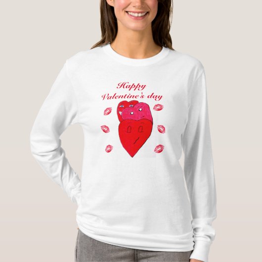 GLÜCKSWERTE TAG MIT LIEBE T-Shirt (Vorderseite)