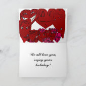 GLÜCKSWERTE TAG VON UNS ALLE KARTE (Innenseite)