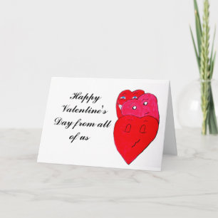 GLÜCKSWERTE TAG VON UNS ALLE KARTE