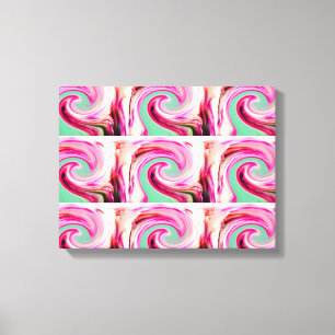 Glückswirbel Kunst Leinwanddruck