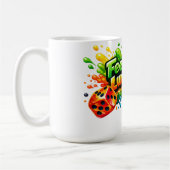 Glückswürfel-Tasse 'Feeling Lucky' Kaffeetasse (Links)