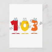 Glückszahl 103 postkarte (Vorderseite)