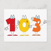 Glückszahl 103 postkarte (Vorderseite)
