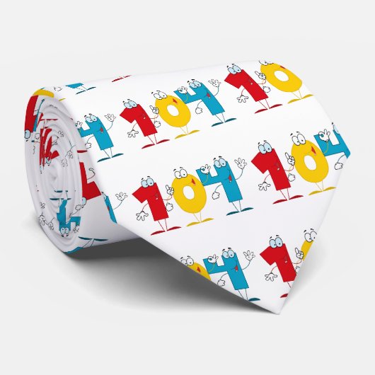 Glückszahl 104 krawatte (Gerollt)