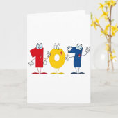 Glückszahl 107 karte (Gelbe Blume)