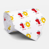 Glückszahl 10 krawatte (Gerollt)