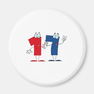 Glückszahl 17 magnet