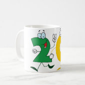 Glückszahl 20 kaffeetasse (Vorderseite Links)