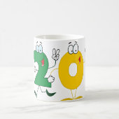 Glückszahl 20 kaffeetasse (Mittel)