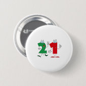 Glückszahl 21 button (Vorne & Hinten)