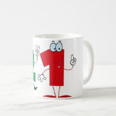 Glückszahl 21 kaffeetasse (VorderseiteRechts)