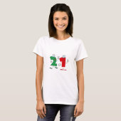 Glückszahl 21 T-Shirt (Vorne ganz)