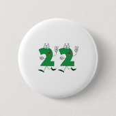 Glückszahl 22 button (Vorderseite)