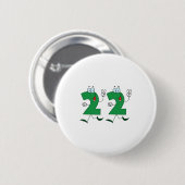 Glückszahl 22 button (Vorne & Hinten)