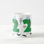 Glückszahl 22 kaffeetasse (Mittel)