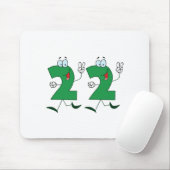 Glückszahl 22 mousepad (Mit Mouse)