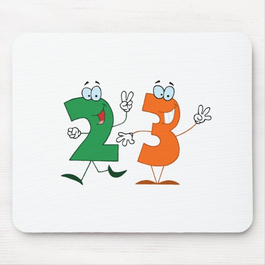 Glückszahl 23 mousepad (Vorne)