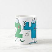 Glückszahl 24 kaffeetasse (Mittel)