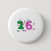 Glückszahl 26 button (Vorderseite)