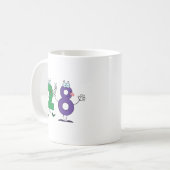 Glückszahl 28 kaffeetasse (Vorderseite Links)