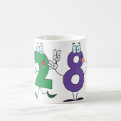 Glückszahl 28 kaffeetasse (Mittel)