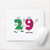 Glückszahl 29 mousepad (Mit Mouse)