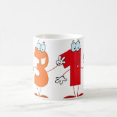 Glückszahl 31 kaffeetasse (Mittel)