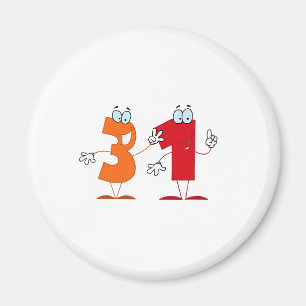 Glückszahl 31 magnet
