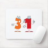 Glückszahl 31 mousepad (Mit Mouse)