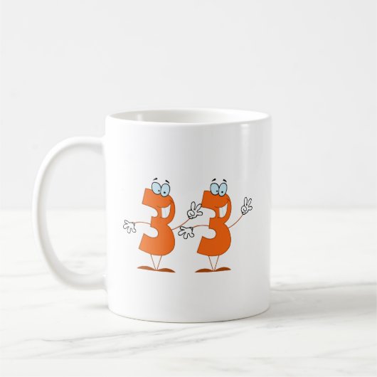 Glückszahl 33 kaffeetasse (Links)