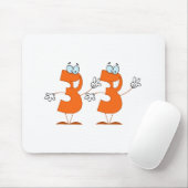 Glückszahl 33 mousepad (Mit Mouse)