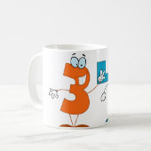 Glückszahl 34 kaffeetasse (Vorderseite Links)