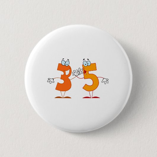 Glückszahl 35 button (Vorderseite)