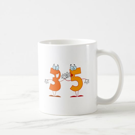 Glückszahl 35 kaffeetasse (Rechts)