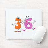 Glückszahl 36 mousepad (Mit Mouse)