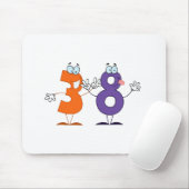 Glückszahl 38 mousepad (Mit Mouse)