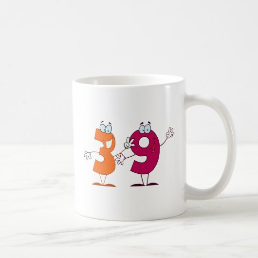 Glückszahl 39 kaffeetasse (Rechts)
