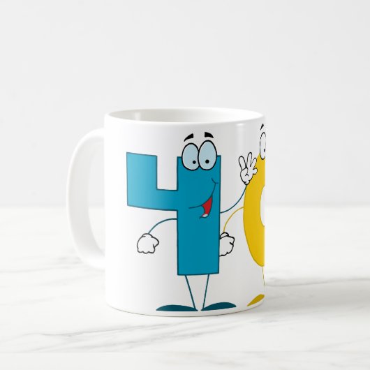 Glückszahl 40 kaffeetasse (Vorderseite Links)