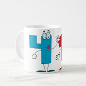 Glückszahl 41 kaffeetasse (Vorderseite Links)