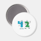 Glückszahl 42 magnet (Vorderseite/Rückseite)