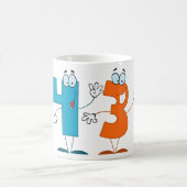 Glückszahl 43 kaffeetasse (Mittel)
